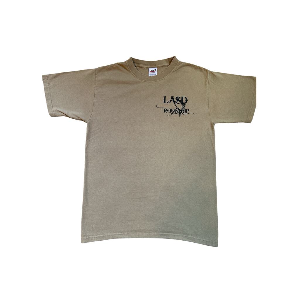Anvil LASD Round Up Los Angeles County Sheriff's Dept. Tan Size M Worn Once